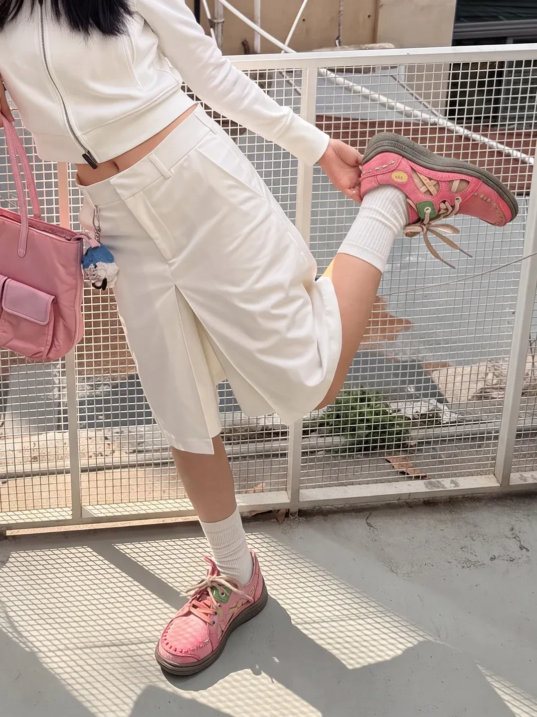 TMA EYES | Handcrafted Stitched Leather Cutout Sneakers