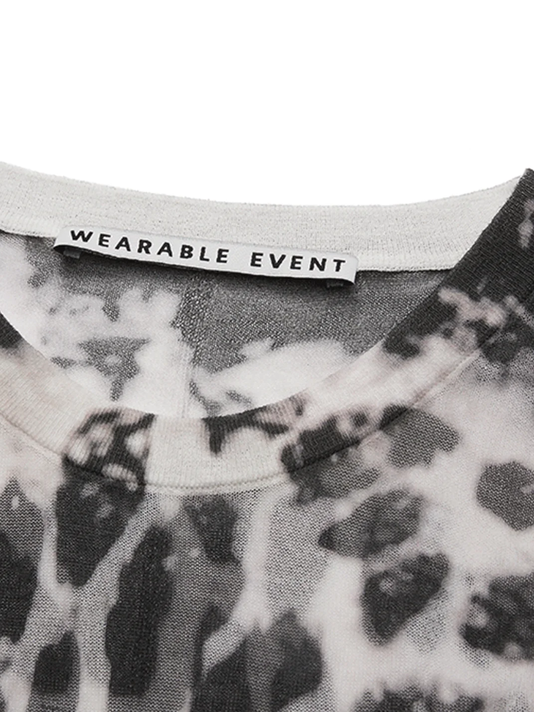 WEARABLEEVENT | Leopard Print Knit Tank Top