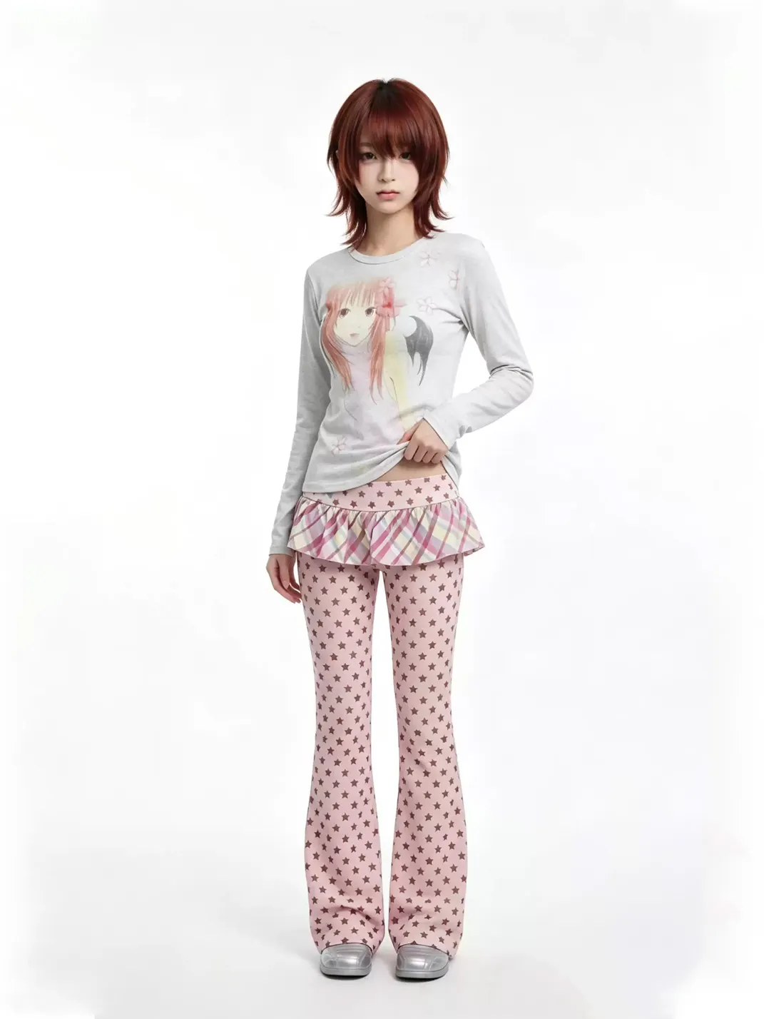 WEBBAR | Anime Slim Long Sleeve T-Shirt