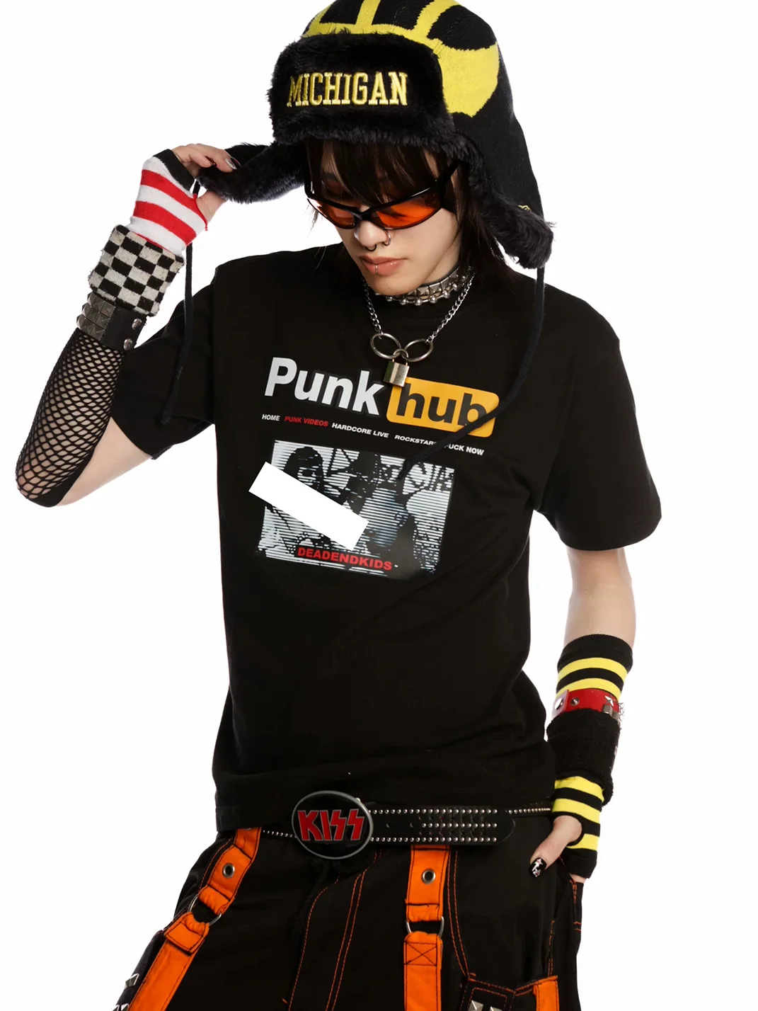 DeadEndKids | YouCute Print Slim Fit Shoulder T-Shirt