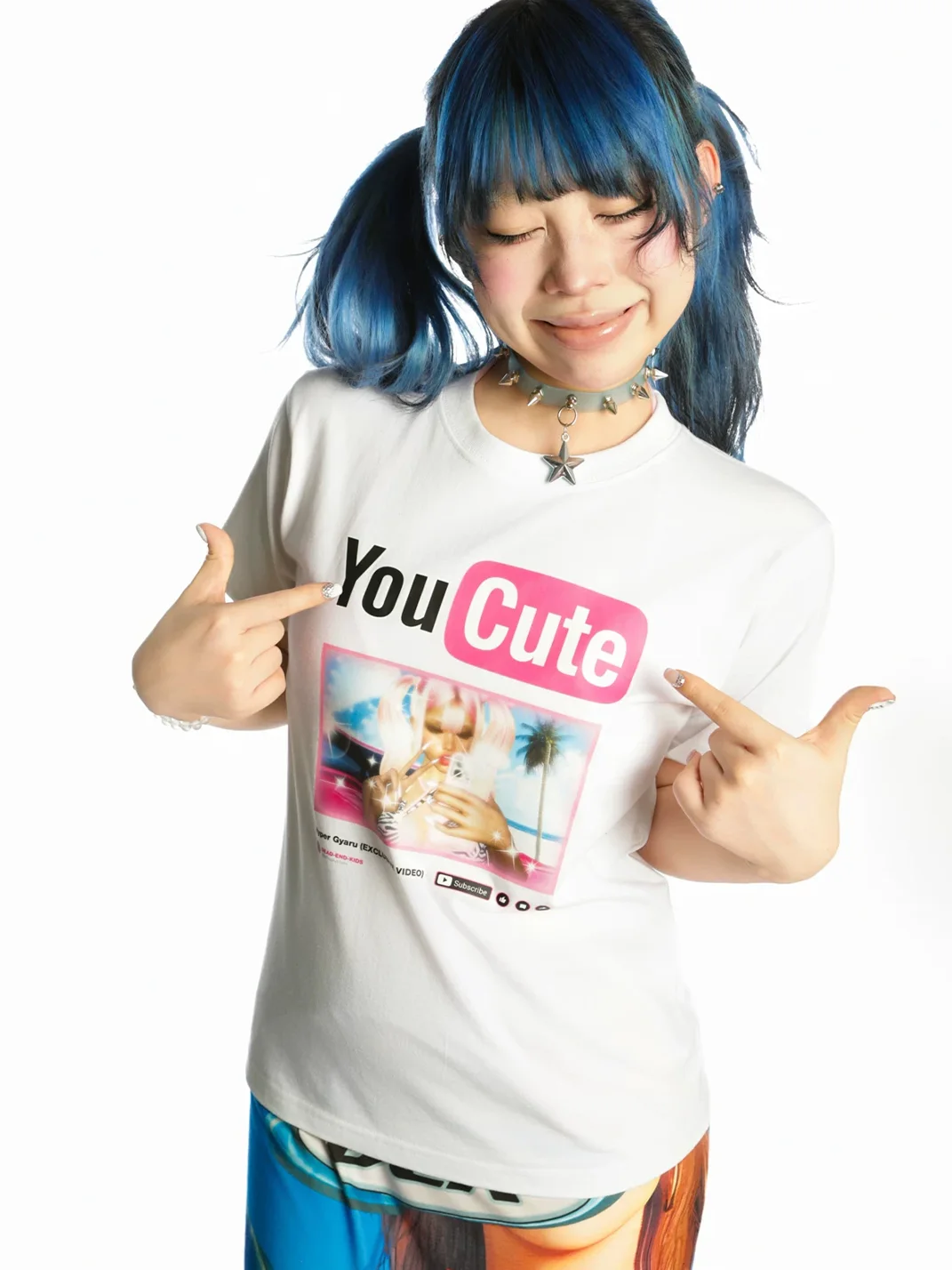 DeadEndKids | YouCute Print Slim Fit Shoulder T-Shirt