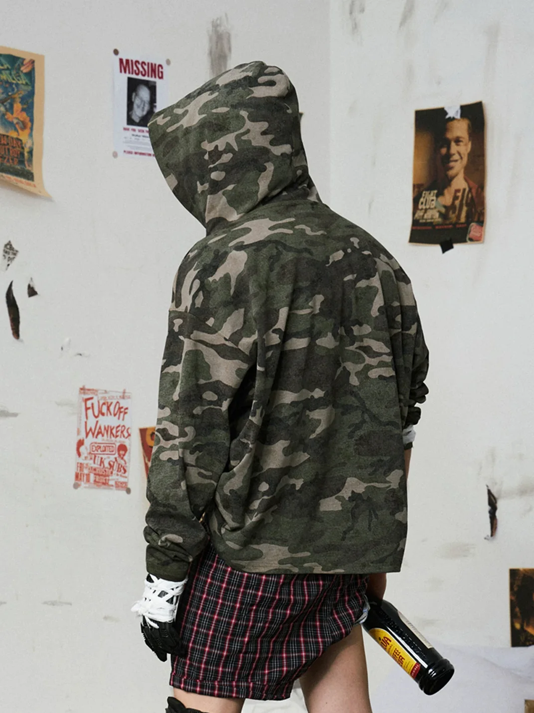 EMOBROTHER | Loveless Freedom Camouflage Graphic Hoodie