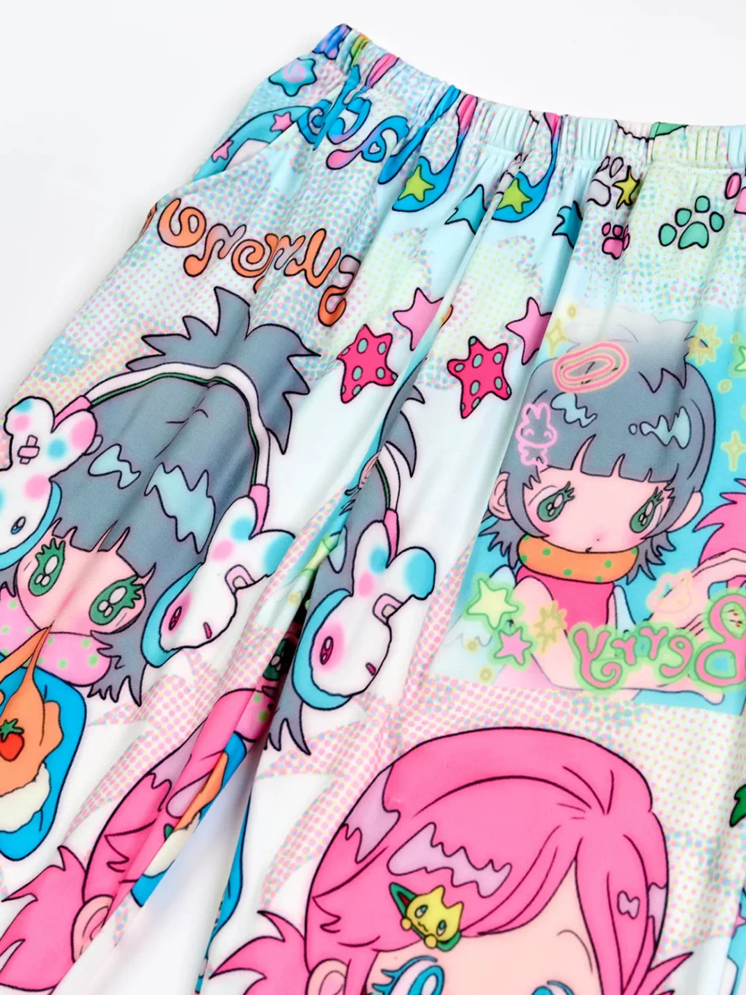 BlackBerry | Cartoon Two-Girl Printed Long-Sleeve Pajama Set