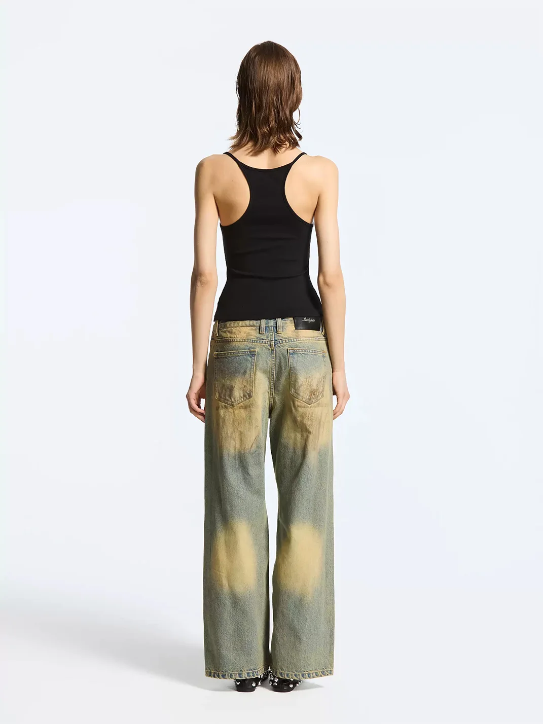 Latelylab | Embellished Fitted Strappy Tank Top