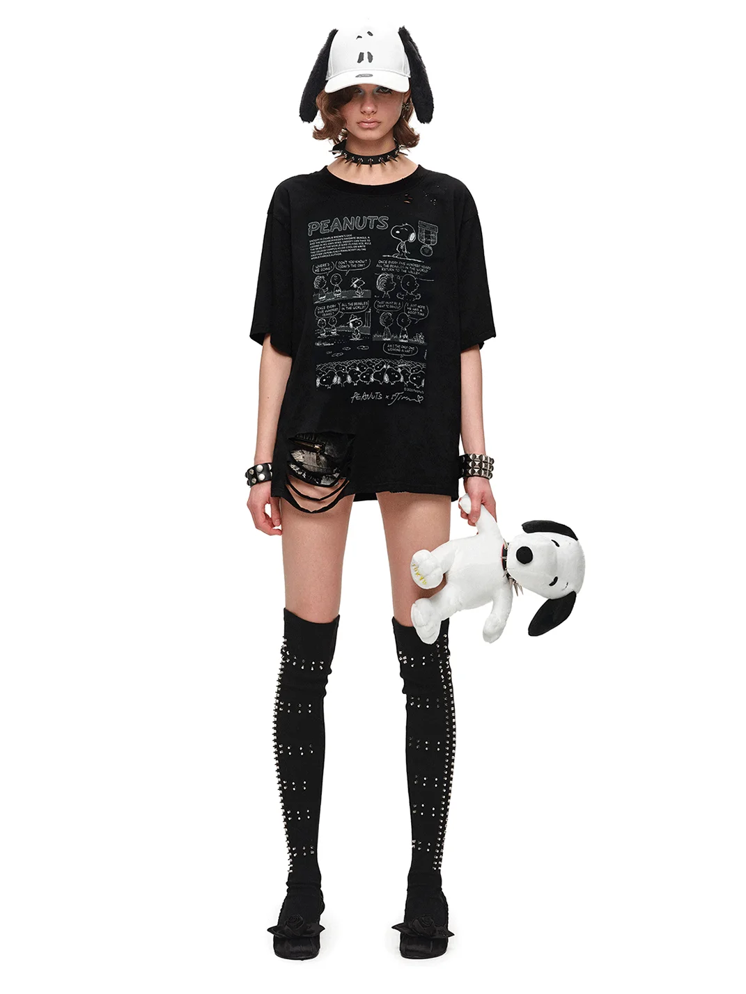 1JINN STUDIO | Snoopy Detachable Ears Baseball Cap