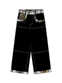 Game one | 26FW Snake Leopard Baggy Jeans