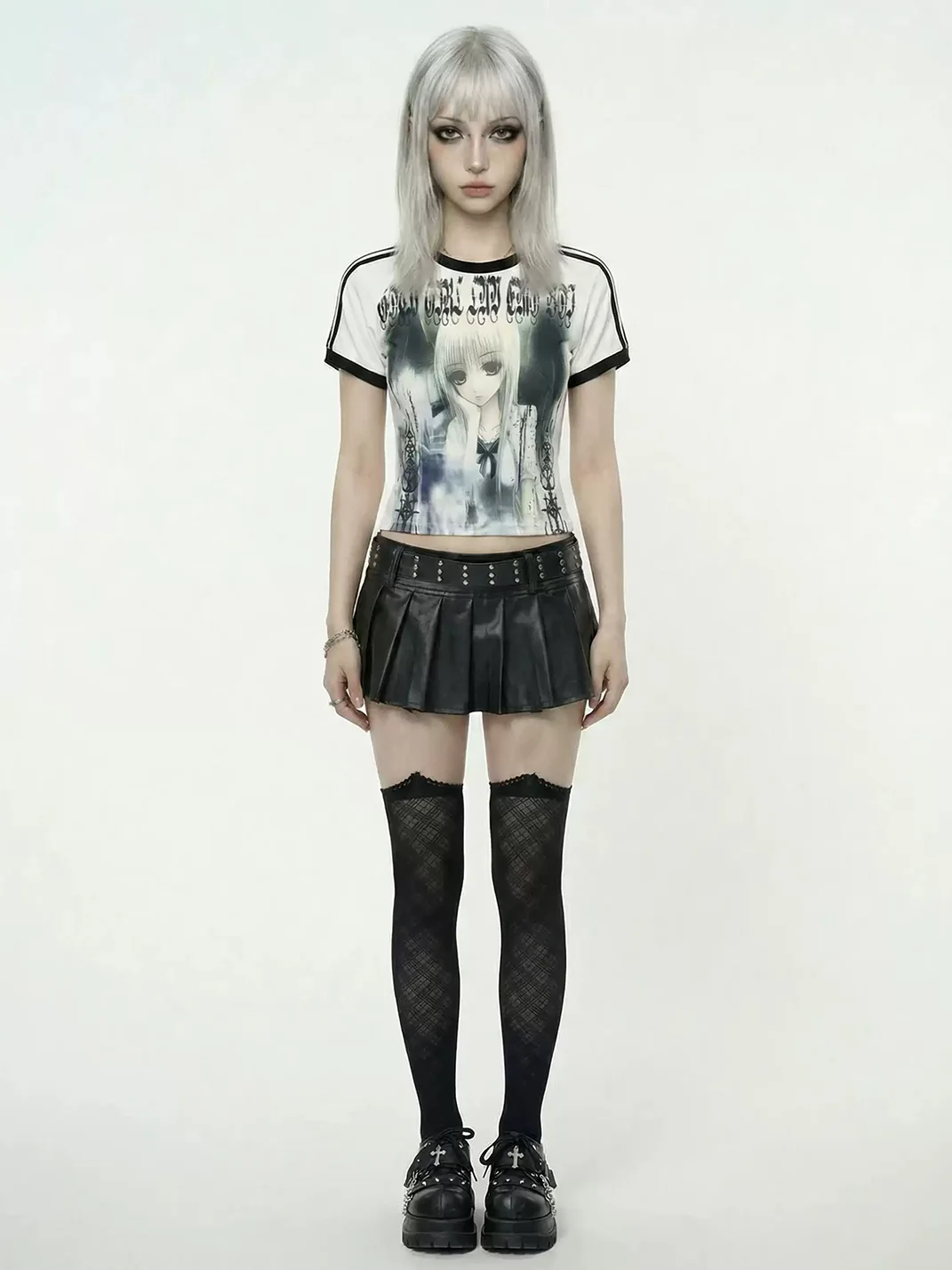 WEBBAR | Goth Visual-Kei Anime Short Sleeve Soccer Jersey