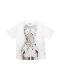 DAMAGE ASIA | Skeleton Corset Graphic Oversized T-Shirt
