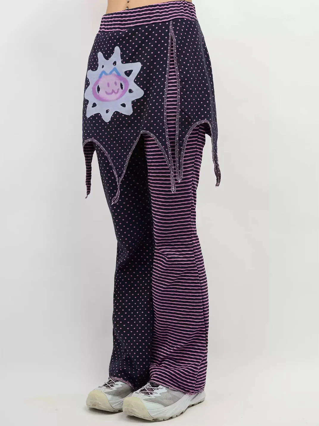 NIHONKIDS | Y2K Spliced Long Pants