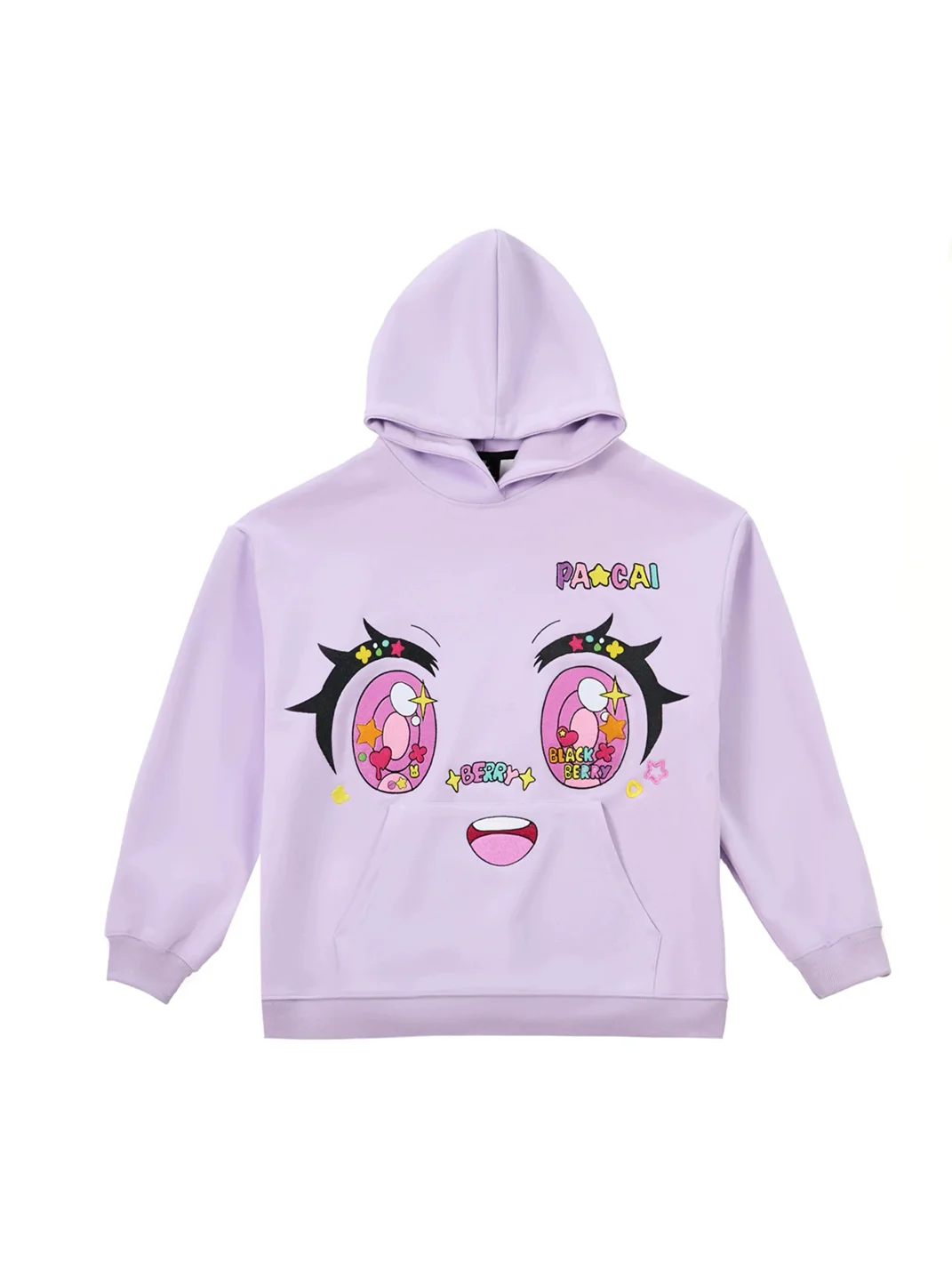 BlackBerry | Embroidered Face Pullover Hoodie