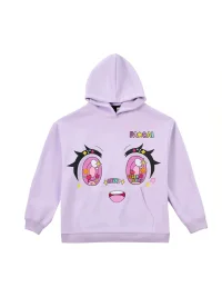 BlackBerry | Embroidered Face Pullover Hoodie