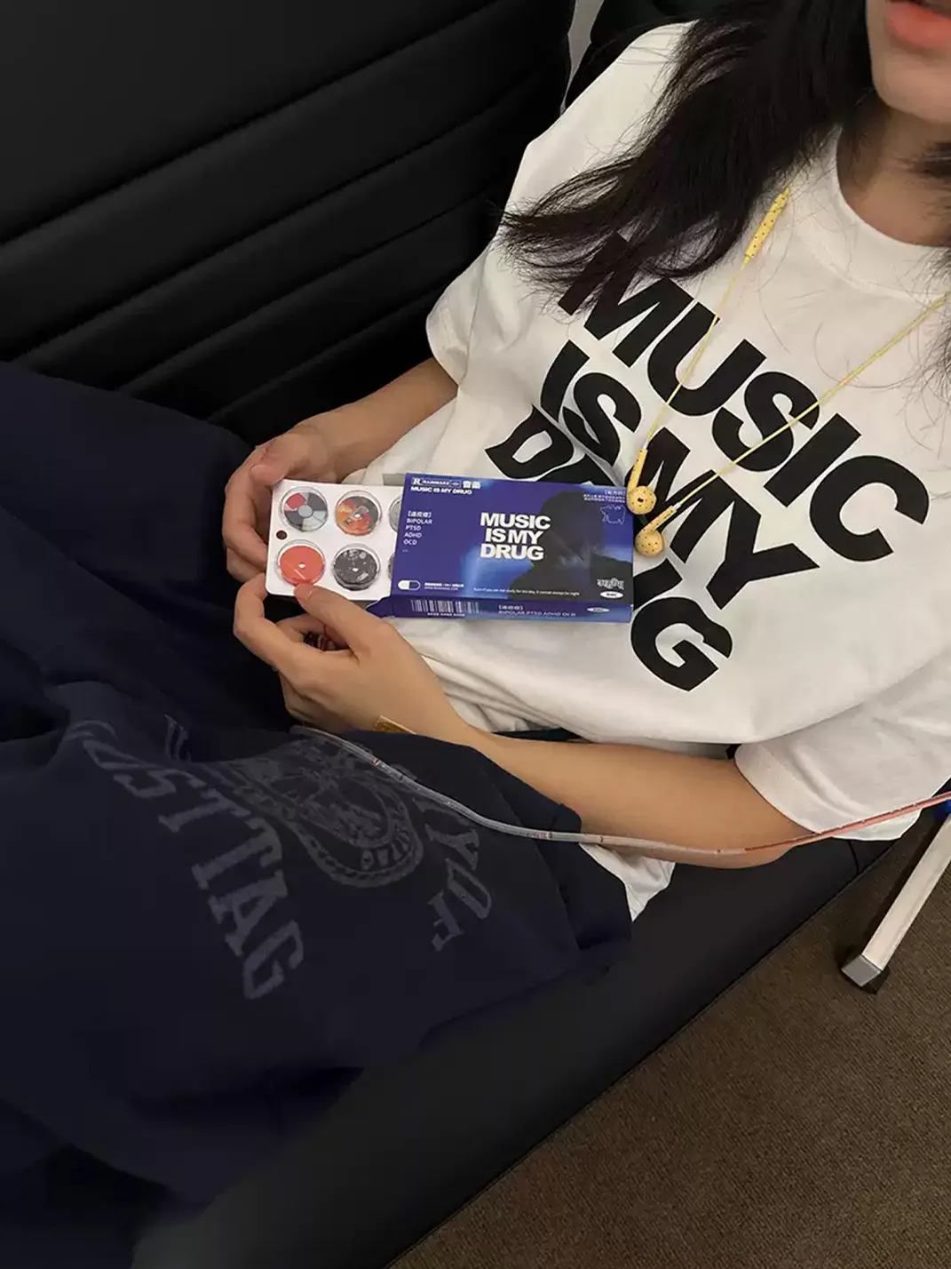 RAINMAKE | Music Is My Drug Slogan T-Shirt