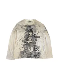 SHIBU | Eden Anime Graphic Distressed Long-Sleeve T-Shirt