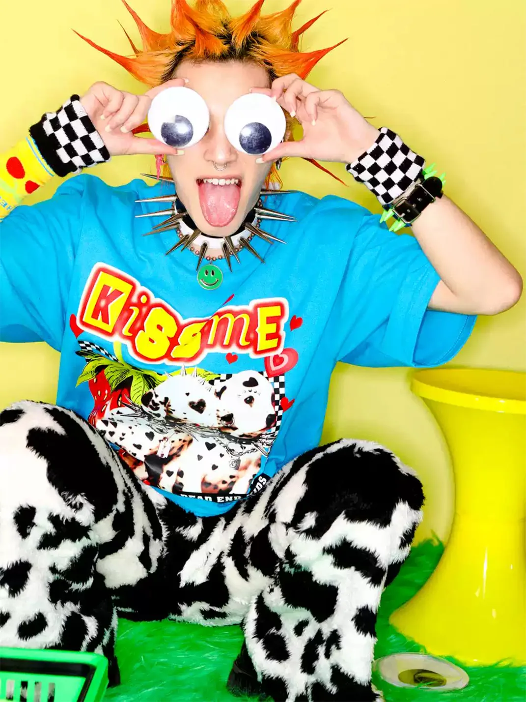 DeadEndKids | Oversize Spotted Dog Graphic T-Shirt