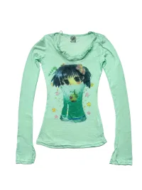 WEBBAR | Ice Cream Girl Lace Long Sleeve Top
