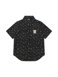 BlackBerry | Bear Print Fitted Shirt