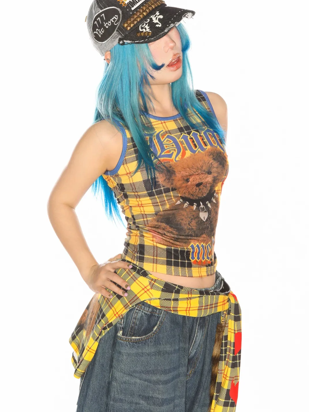 DeadEndKids | Cute Print Stretch Sleeveless Vest