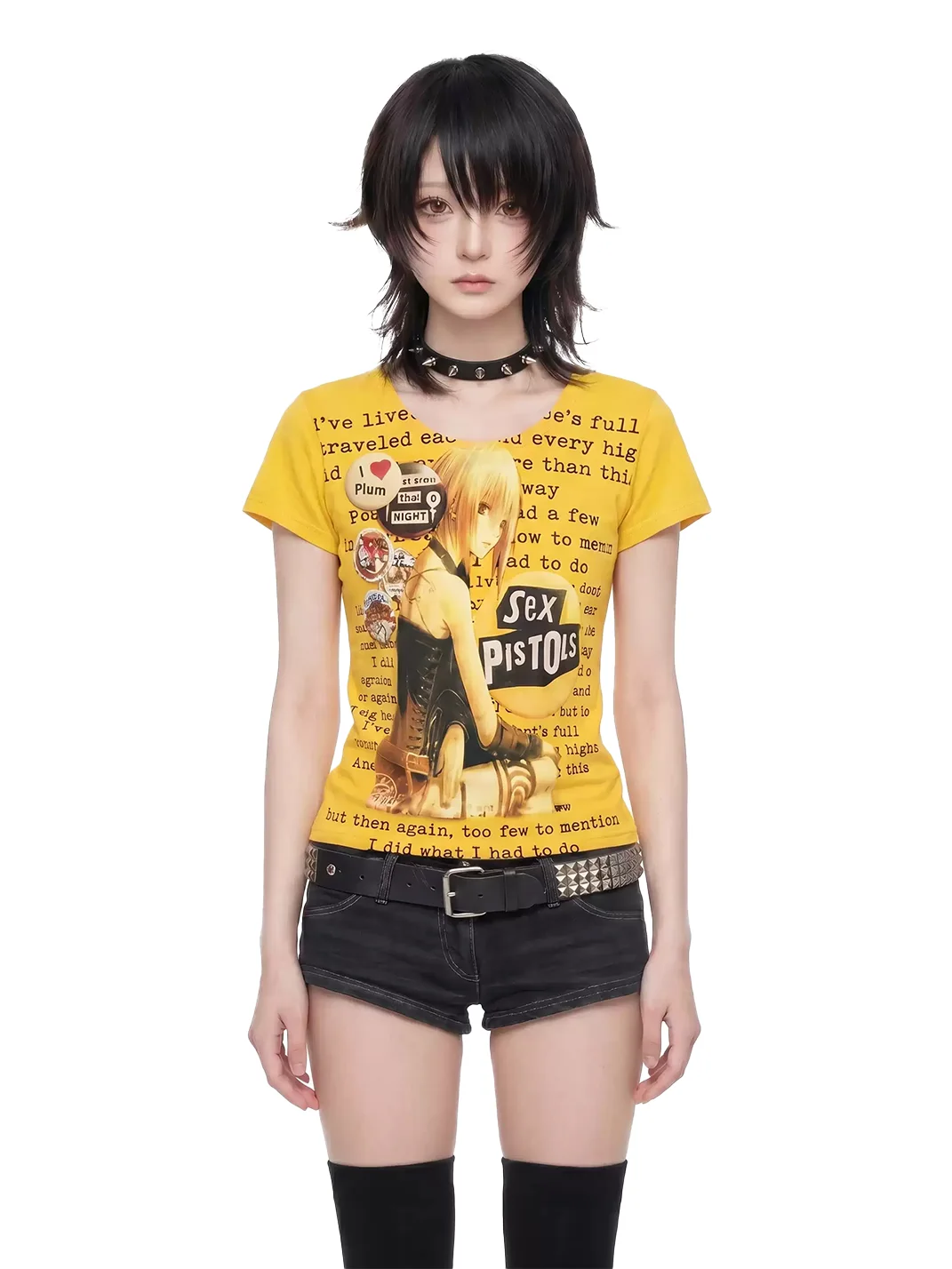 WEBBAR | Sex Pistols 2D Graphic Short Sleeve T-Shirt