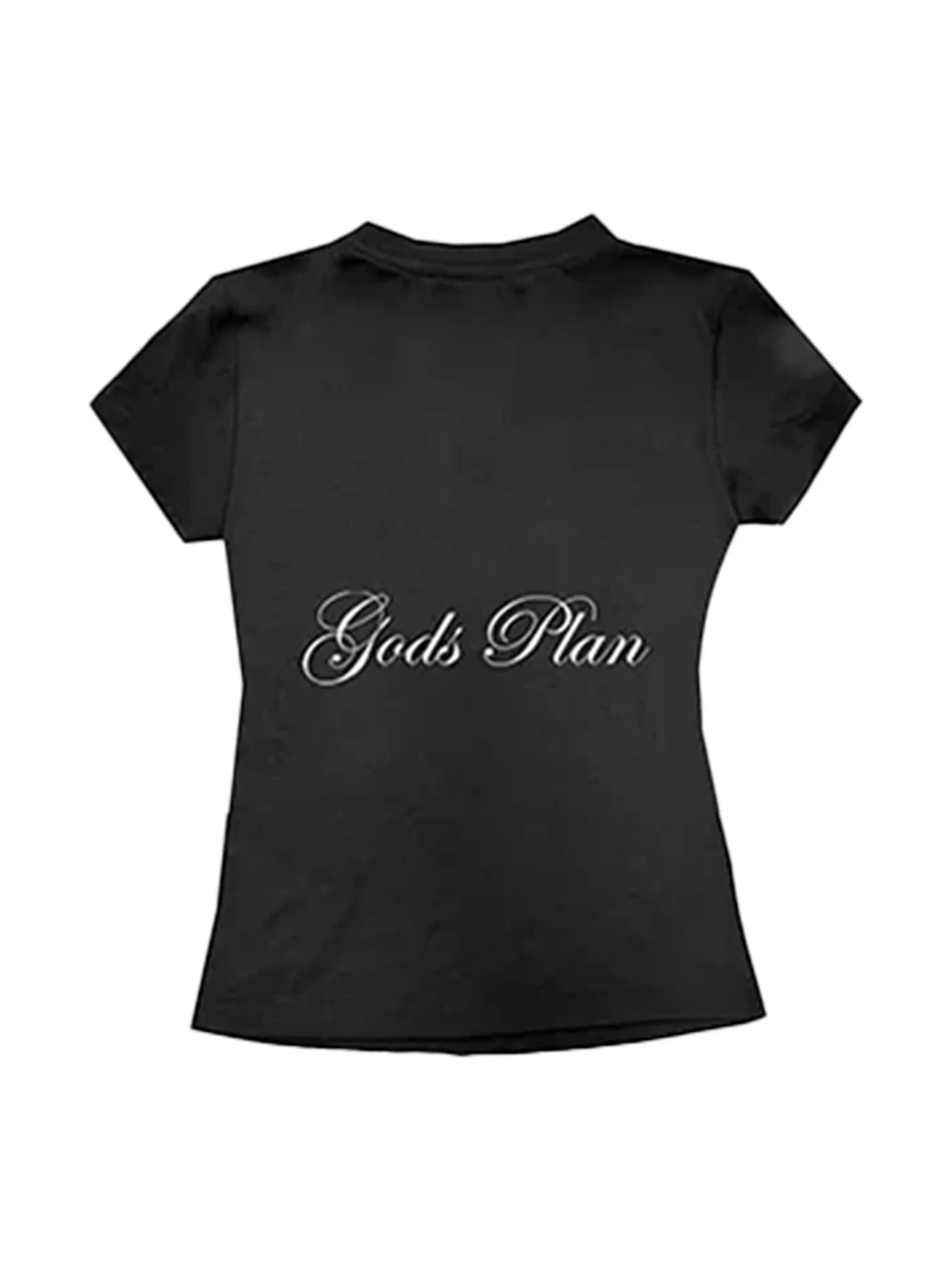 Gods plan | Portrait Graphic Fitted T-Shirt