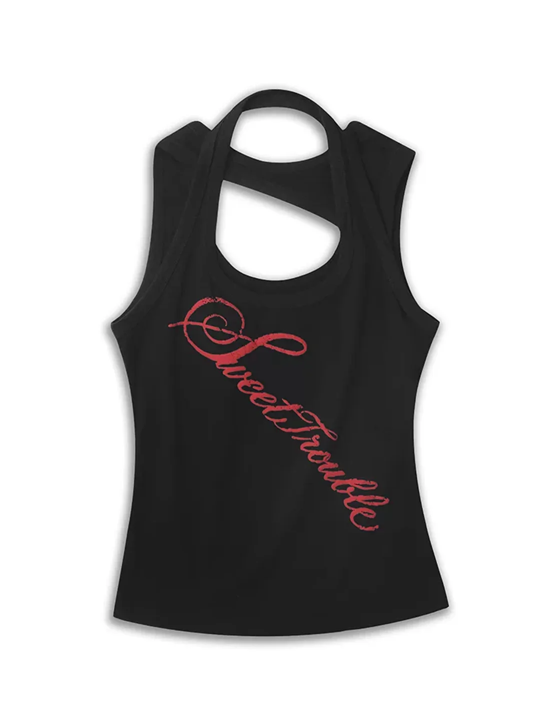 TRINITE | Deconstructed Wrap Sleeveless Tank Top