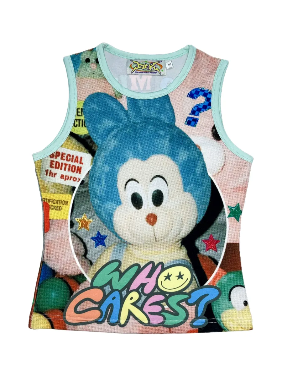 DeadEndKids | Cute Print Stretch Sleeveless Vest - 3