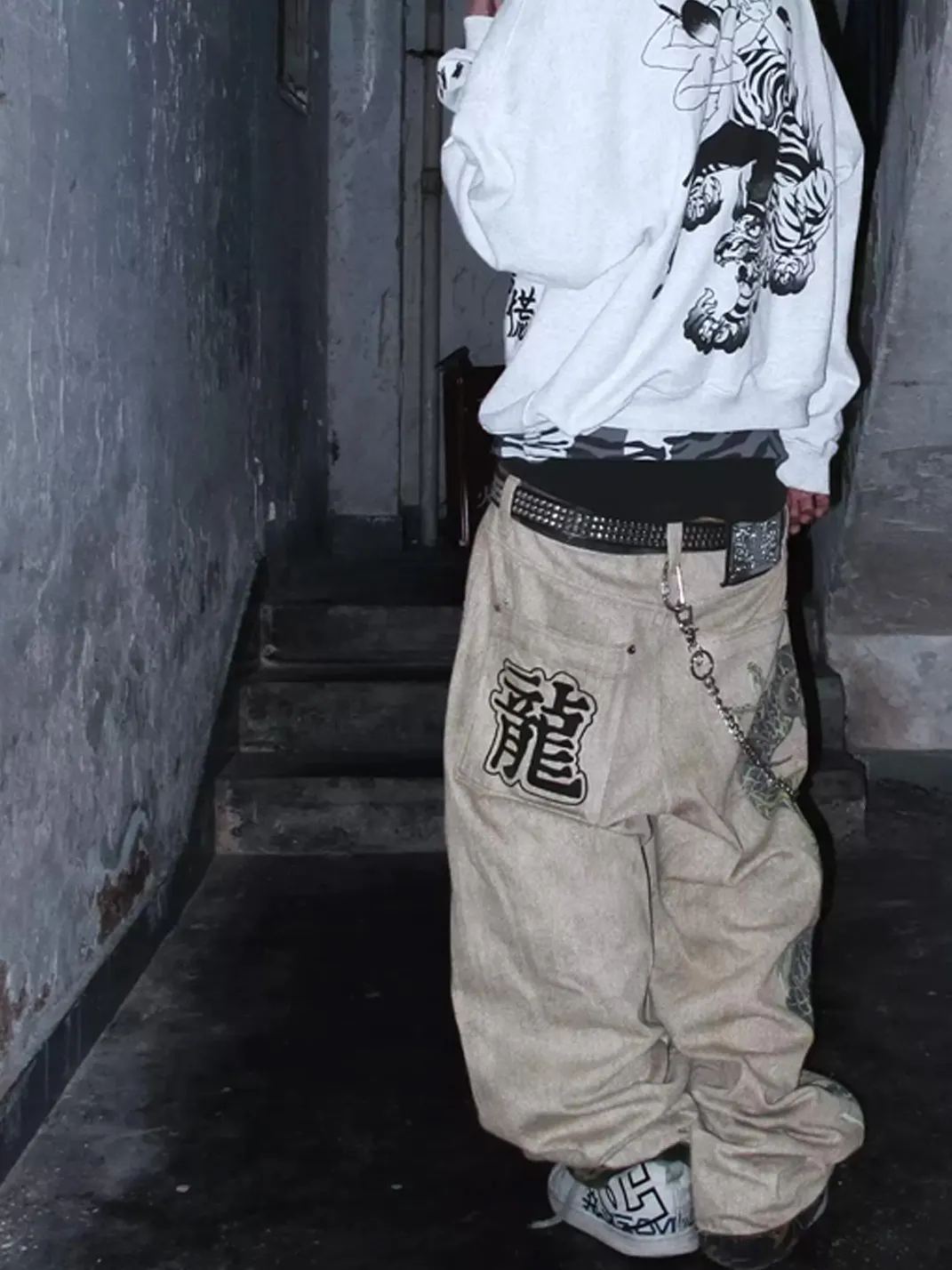 Game one | 26FW Camouflage Dragon Jeans