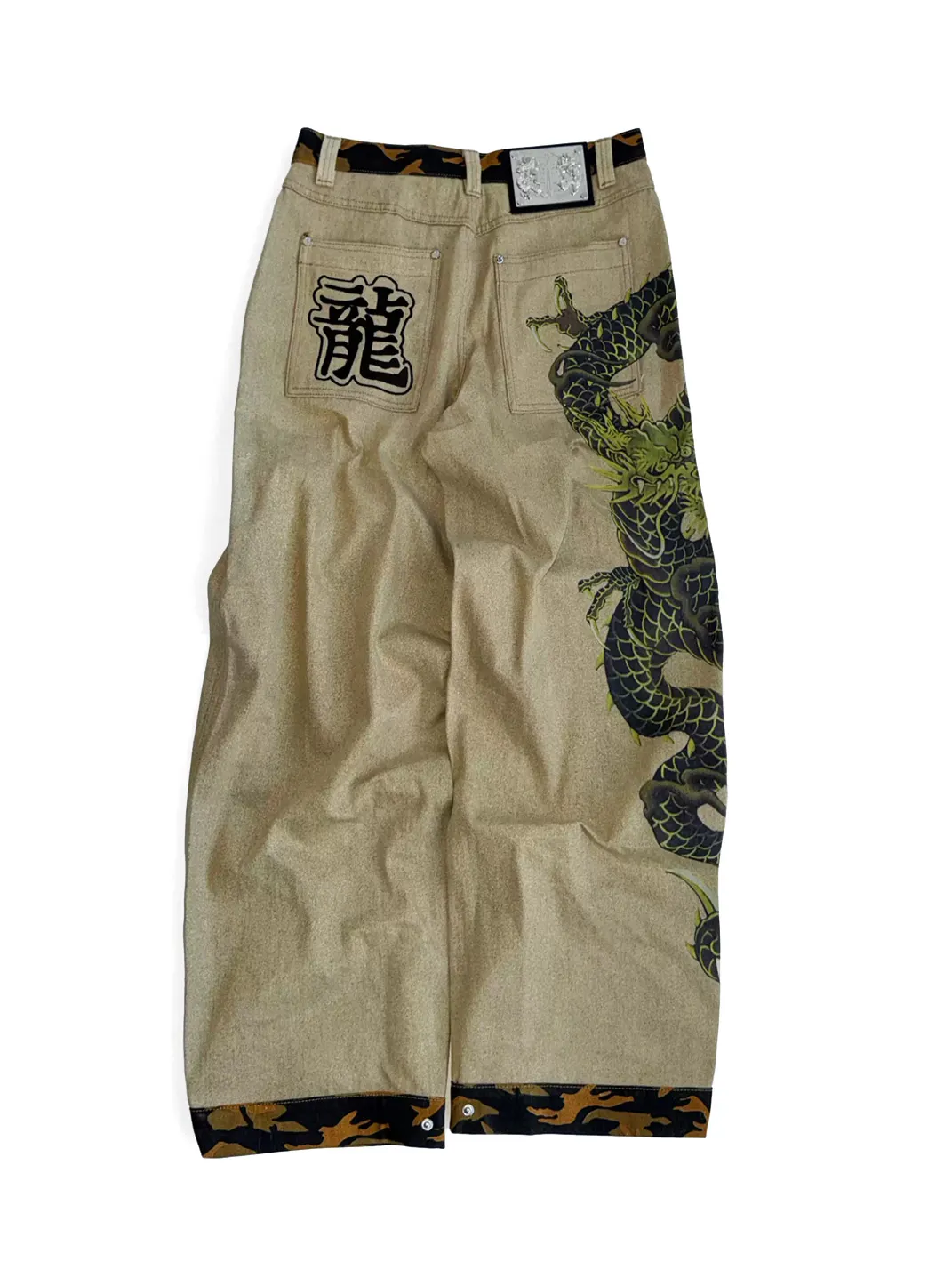Game one | 26FW Camouflage Dragon Jeans