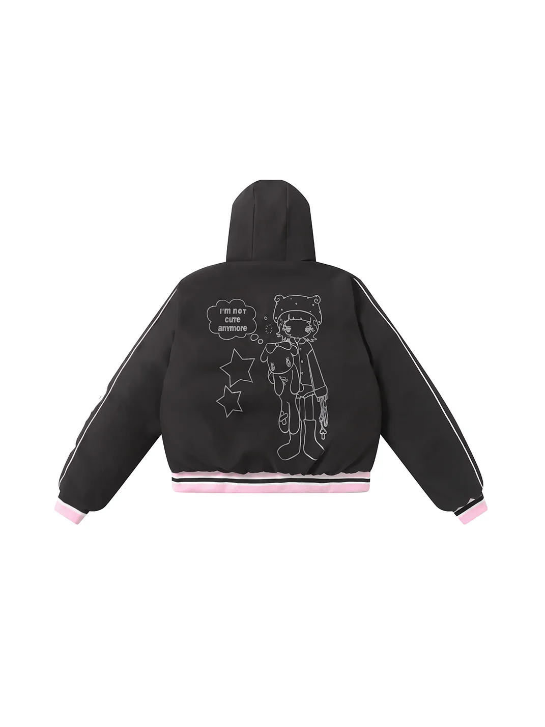 BlackBerry | Cartoon Girl Hooded Jacket