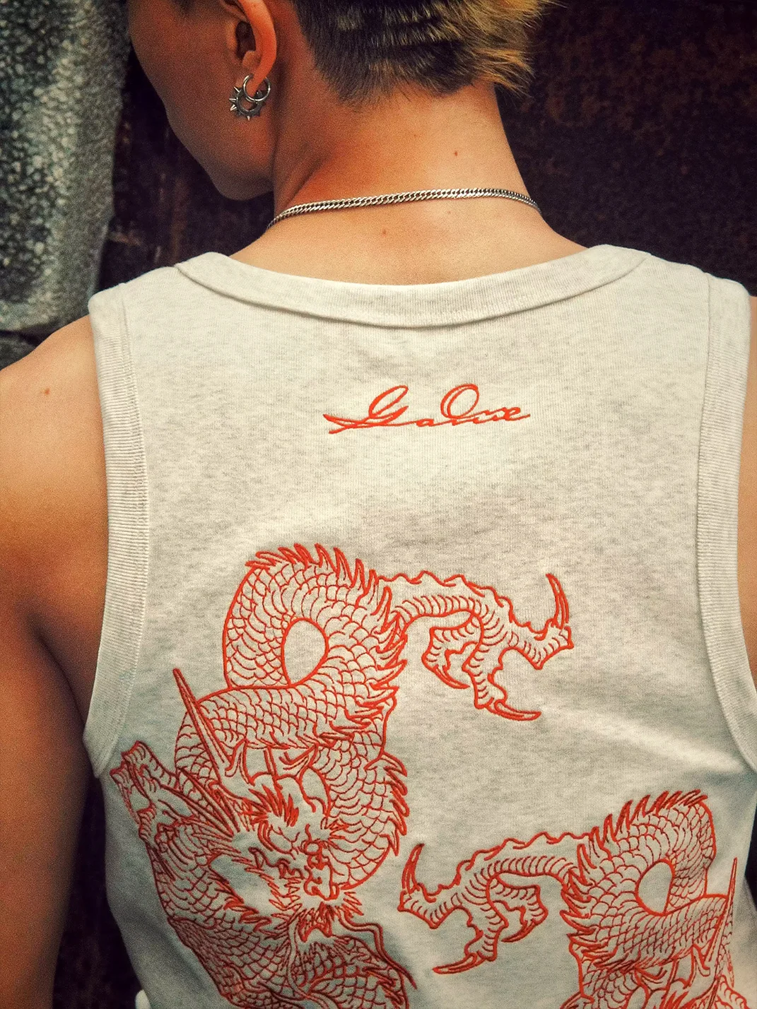 Game one | 26SS Vintage Dragon Tank Top