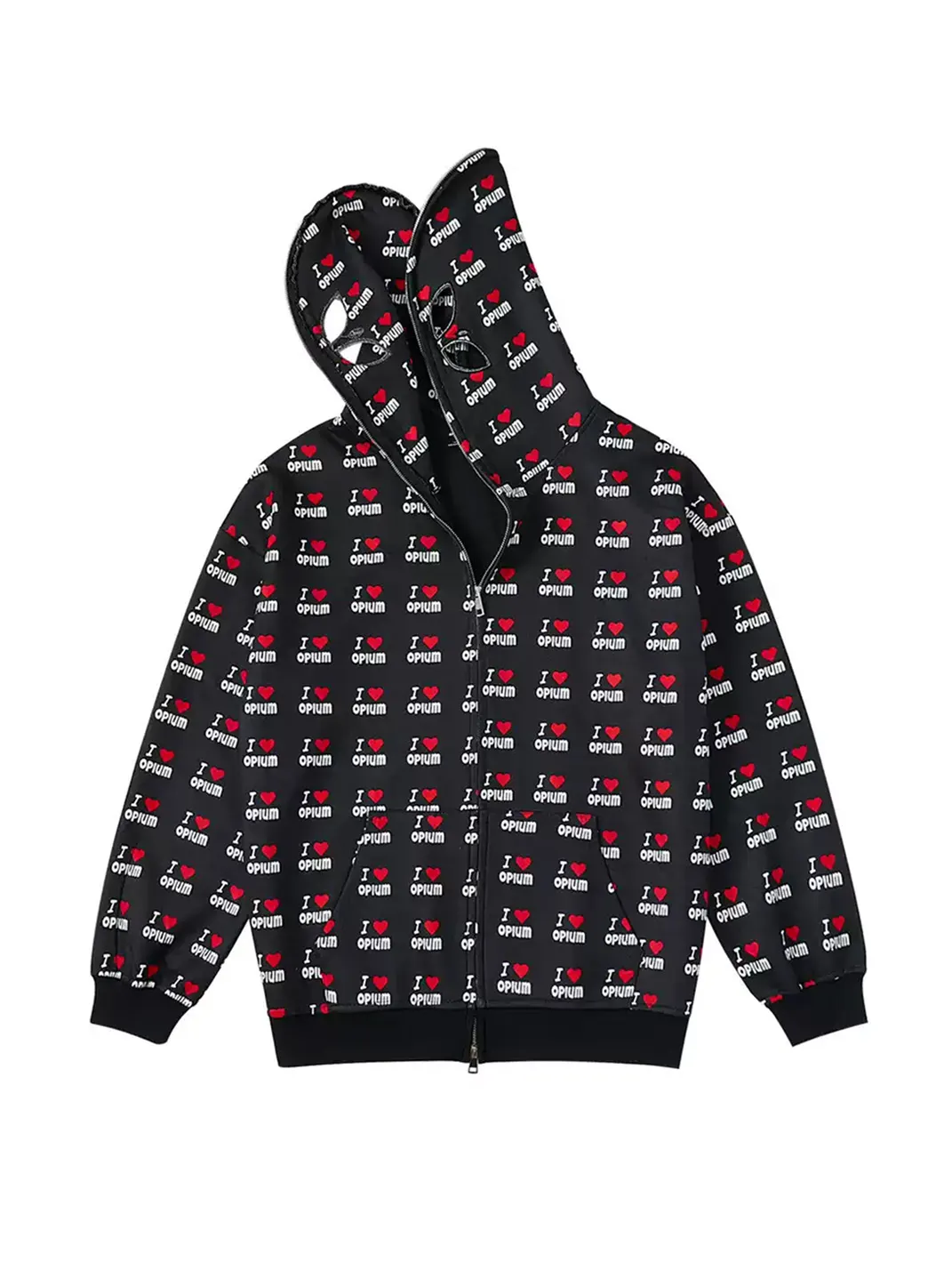 BlackBerry | I Love Opium Graphic Zip Hoodie