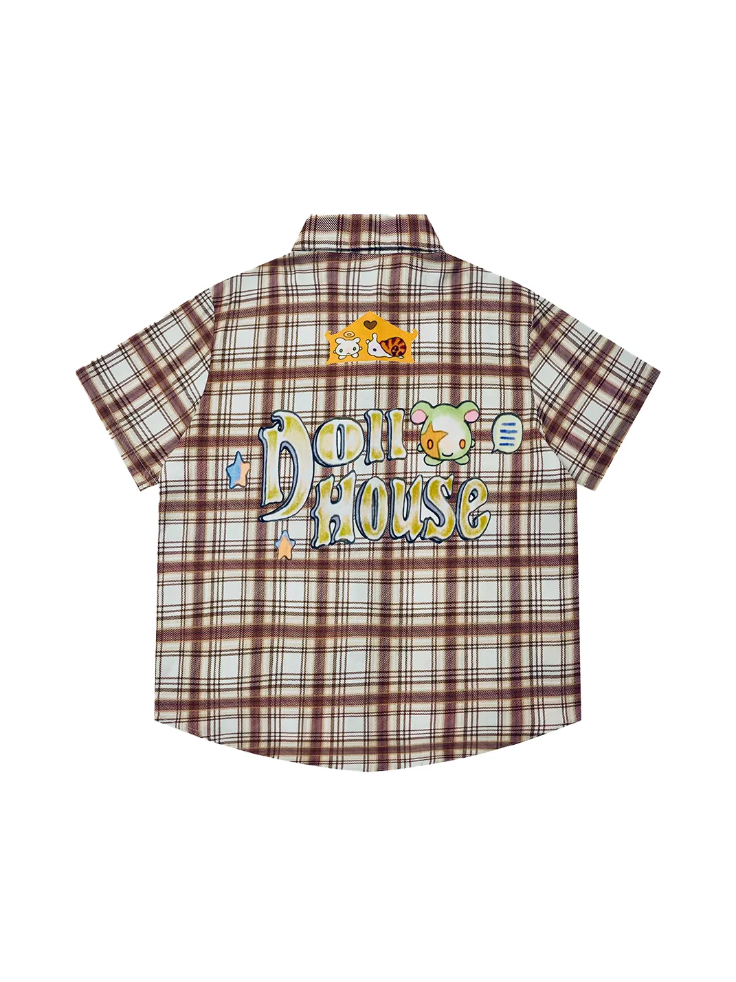 BlackBerry | Brown Plaid Graphic Shirt