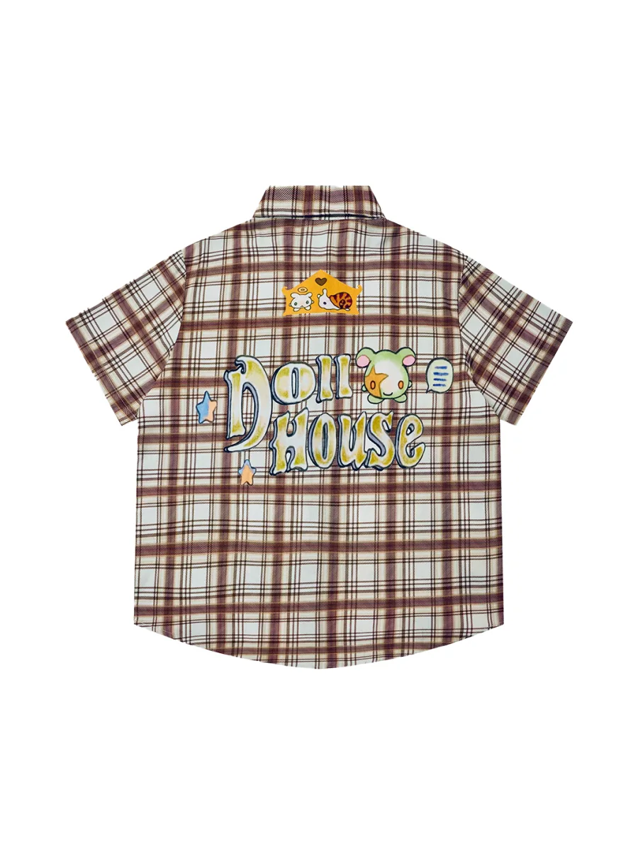 BlackBerry | Brown Plaid Graphic Shirt - 2