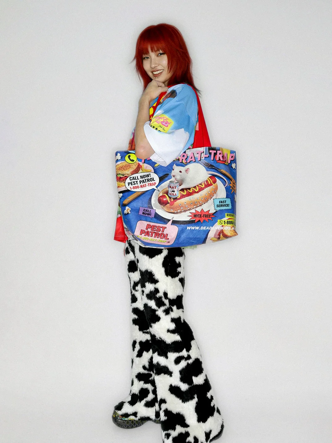 DeadEndKids | Mouse Print Vintage Tote Bag