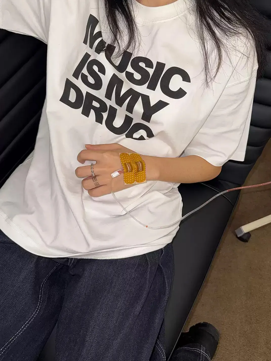 RAINMAKE | Music Is My Drug Slogan T-Shirt