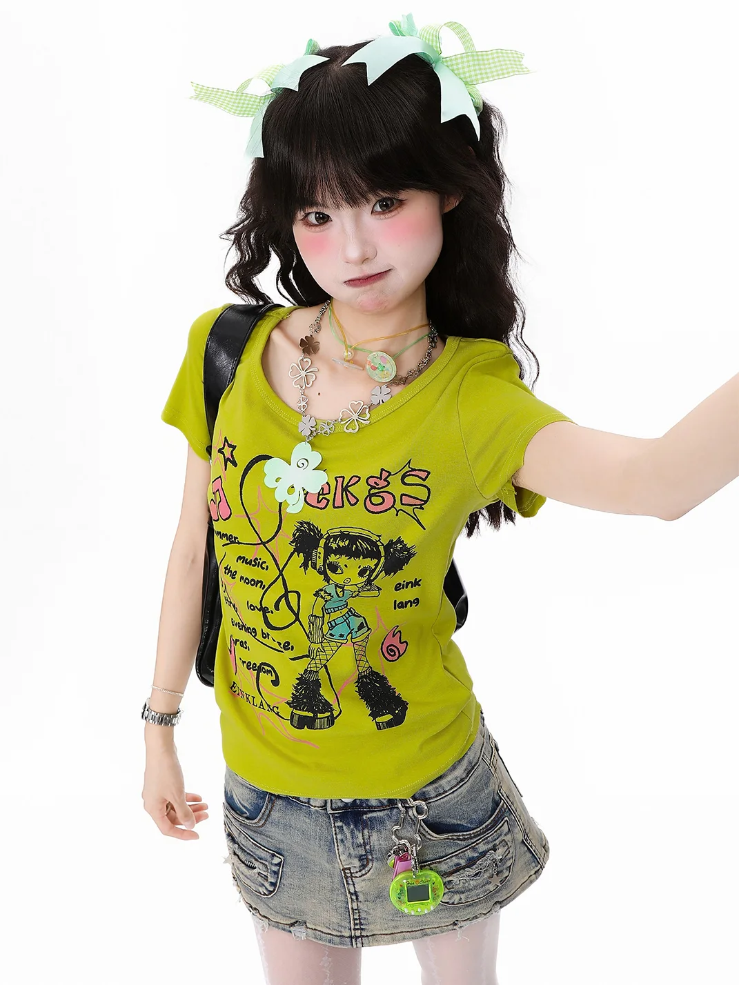 Languid Park | Cropped Short Sleeve T-Shirt