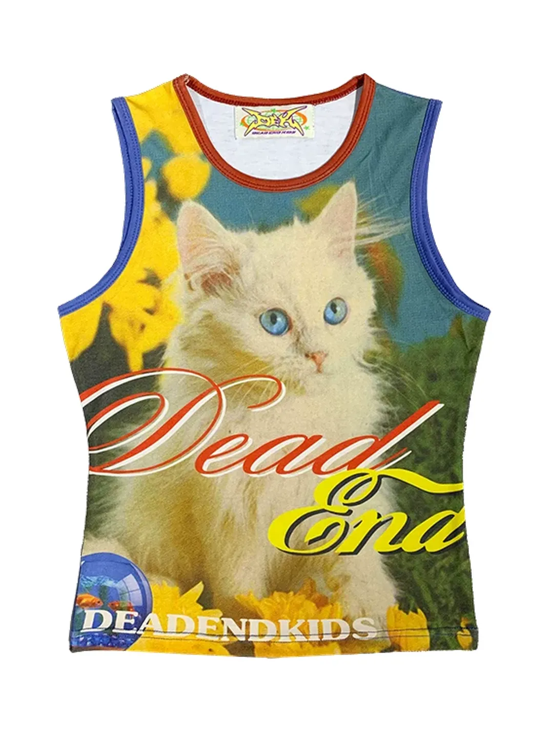 DeadEndKids | Cute Print Stretch Sleeveless Vest