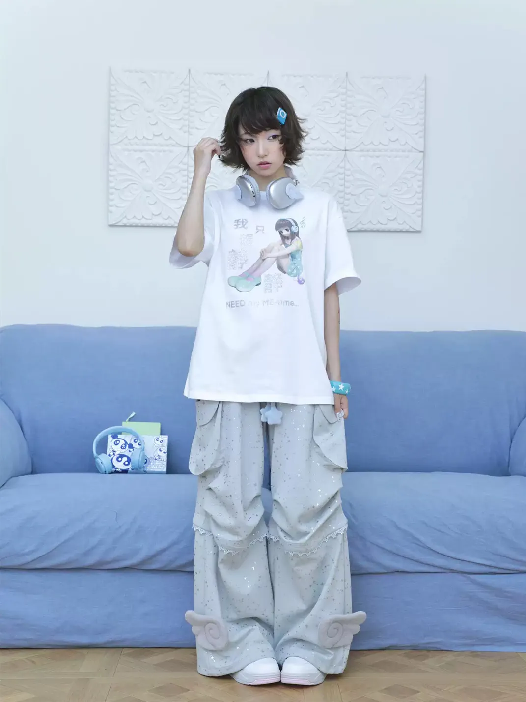 Hashtag DDD | Y2K Star Print Convertible Cargo Pants