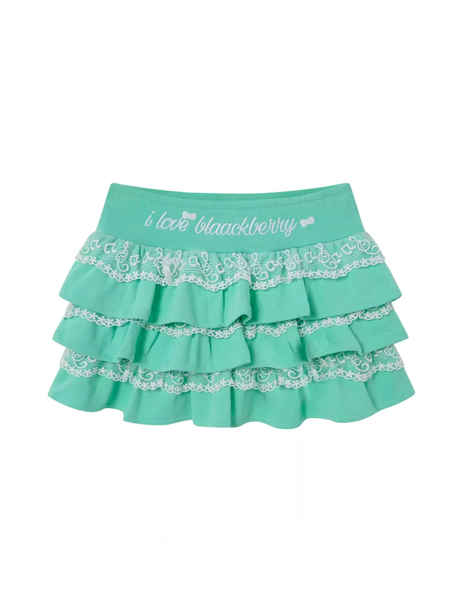 BlackBerry | Mint Green Lace Two-Piece Set - 4