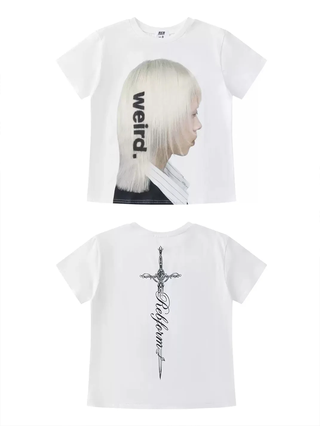 Reb form | Graphic Print Short Sleeve T-Shirt