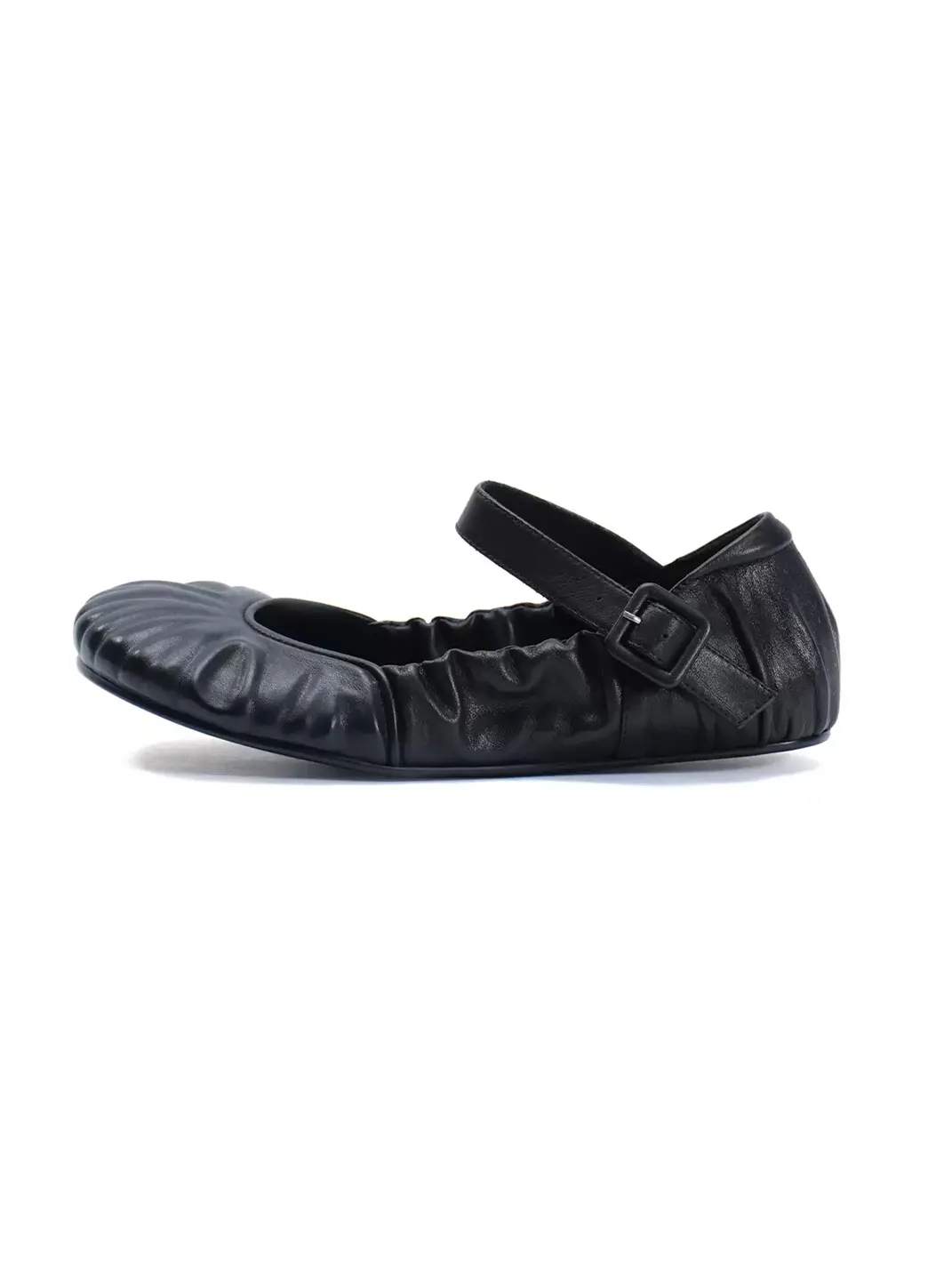 TRINITE | Black CupCake Mary Jane Flats