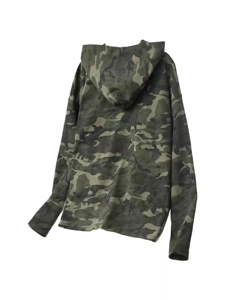 EMOBROTHER | Loveless Freedom Camouflage Graphic Hoodie - 3
