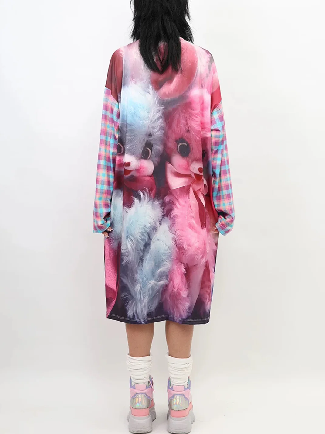 NIHONKIDS | Cute Rabbit Long Sleeve Dress