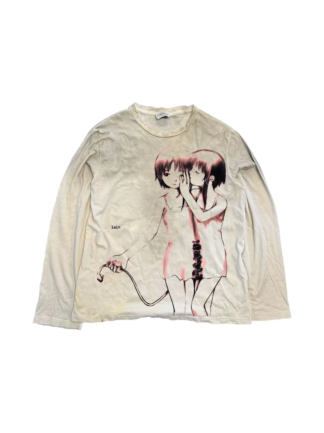 SHIBU | Lain Graphic Vintage Long-Sleeve T-Shirt