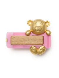 TysGrocery | Pencil Sketch Bear and Butterfly Hair Clips
