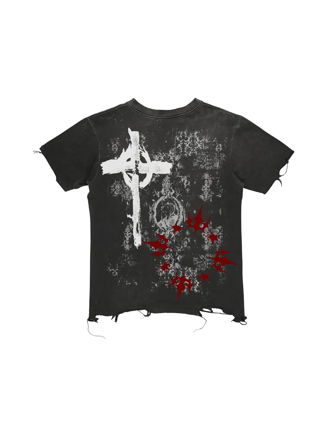 SHIBU | Distressed Graphic Short-Sleeve T-Shirt