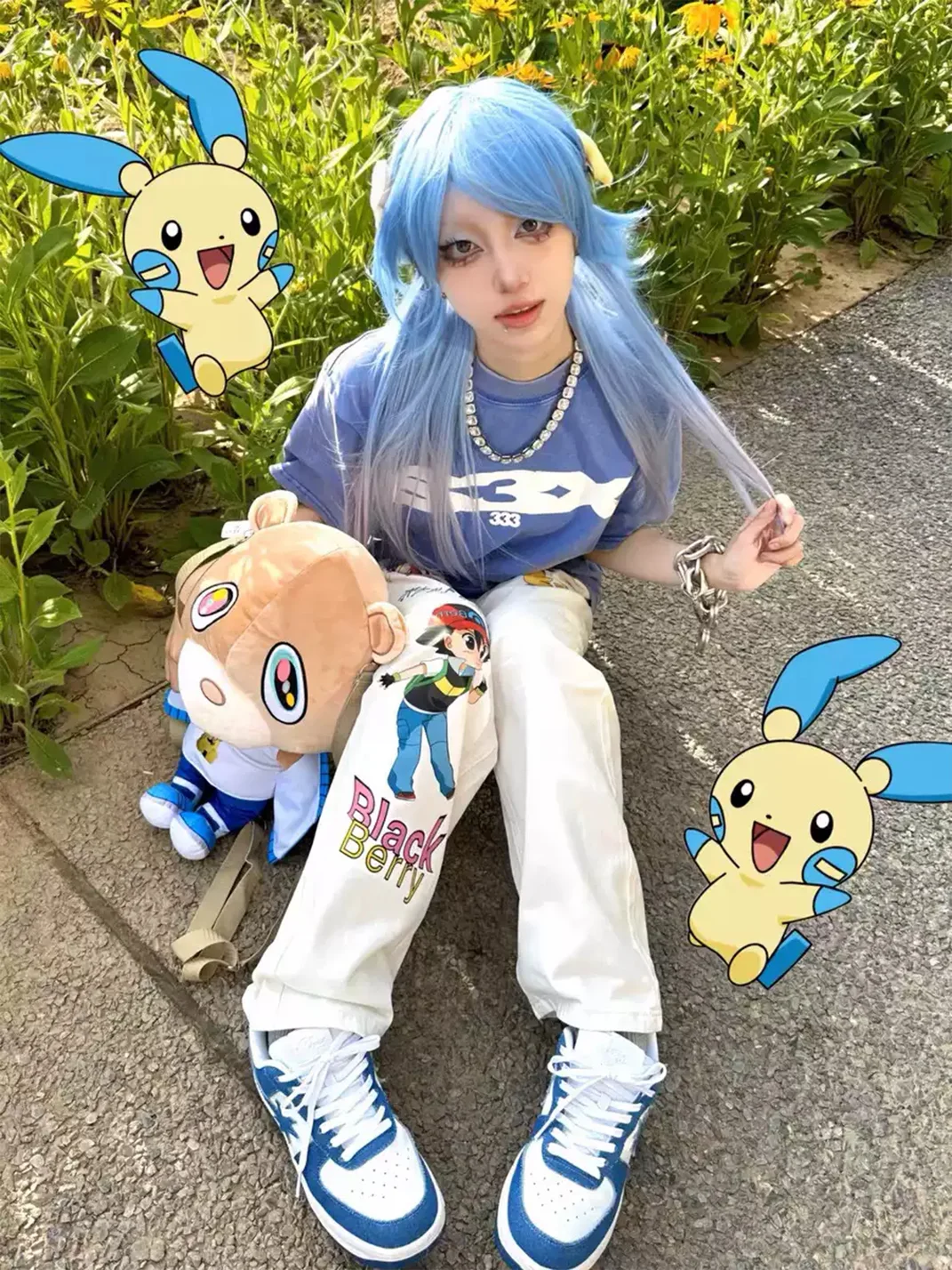 BlackBerry | Pokemon Print Jeans