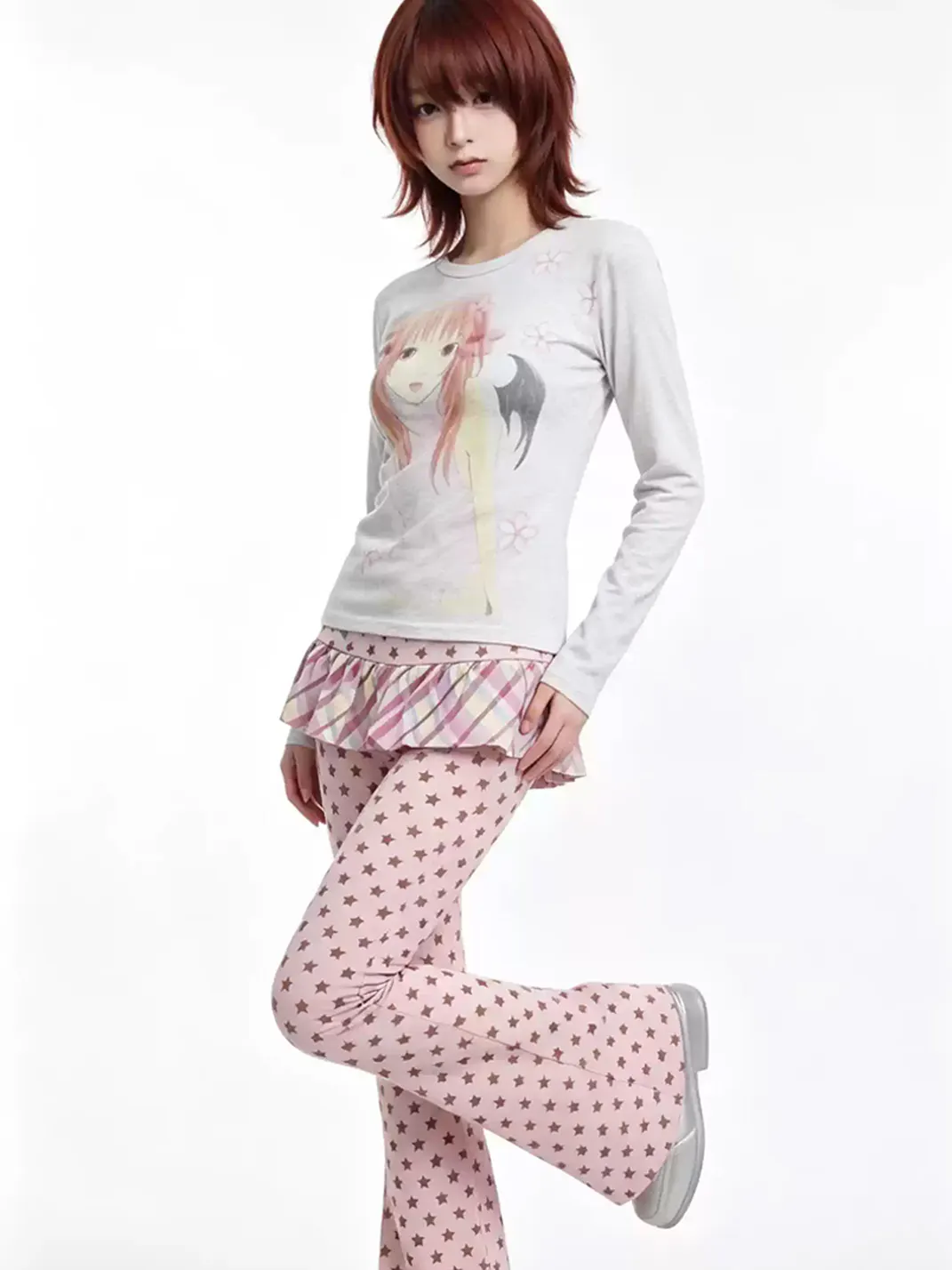 WEBBAR | Anime Slim Long Sleeve T-Shirt