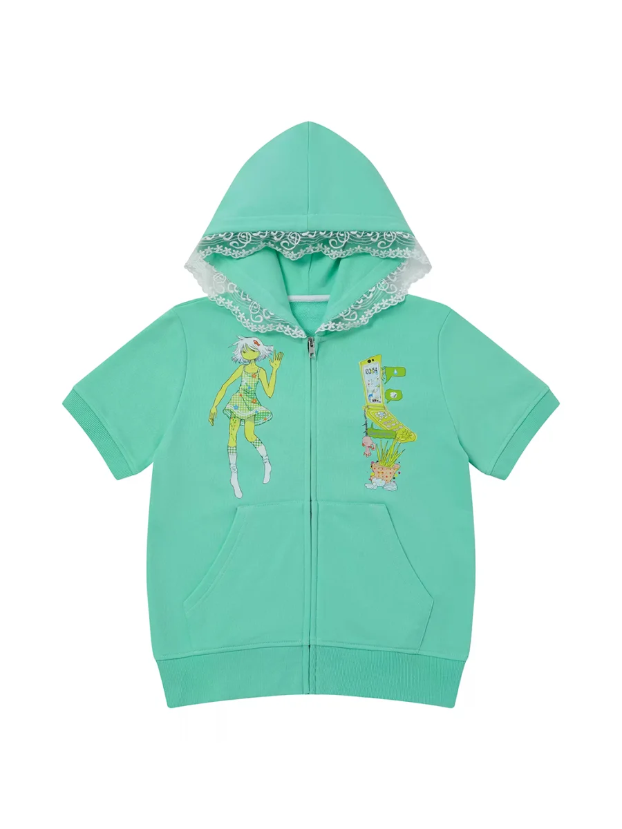 BlackBerry | Mint Green Lace Two-Piece Set - 3