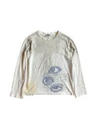 SHIBU | Distressed Abstract Graphic Long-Sleeve T-Shirt