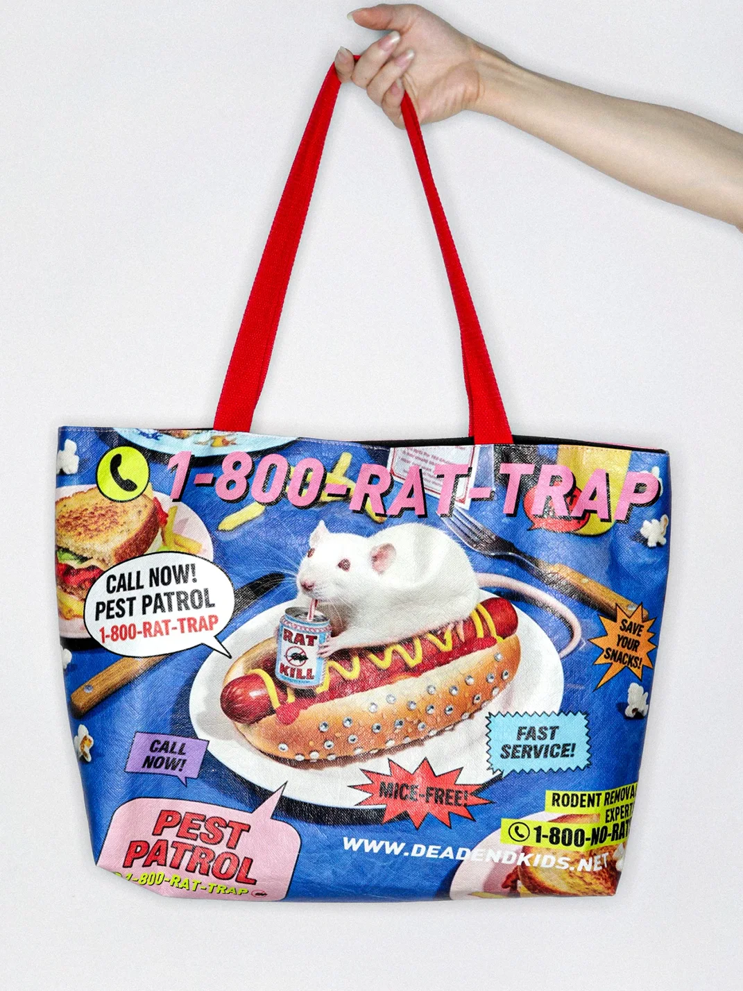 DeadEndKids | Mouse Print Vintage Tote Bag